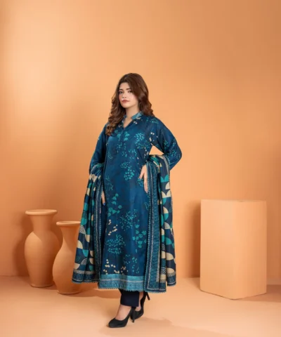 Zesh 3pc Printed Khaddar