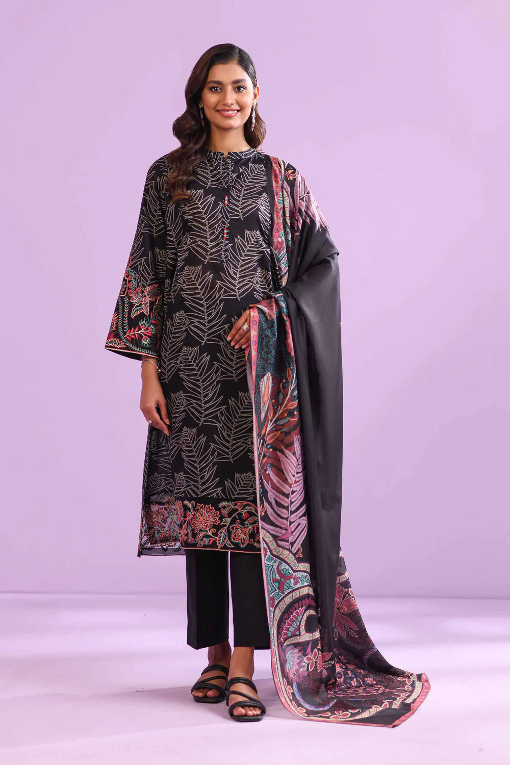 Nishat Printed Embroidered 2PC