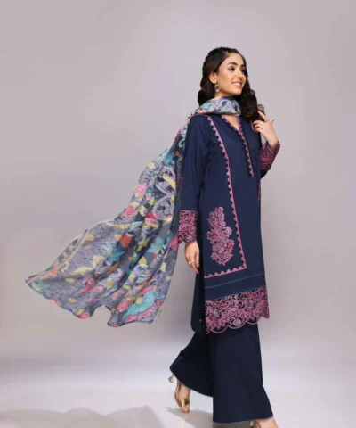 Nishat Embroidered Lawn 3PC