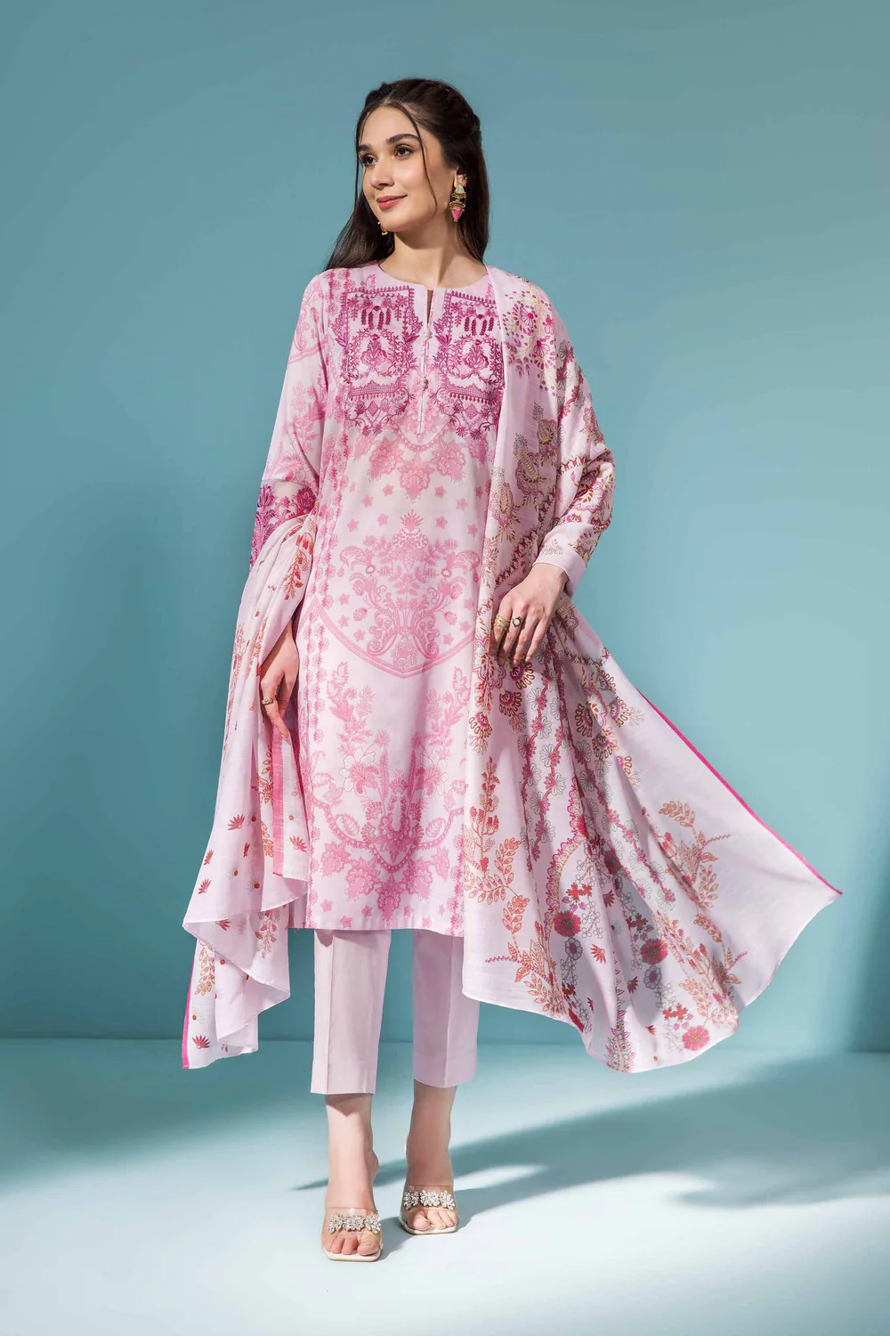 Nishat Printed Embroidered 2PC