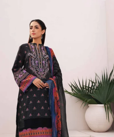 Nishat Printed Embroidered 3PC