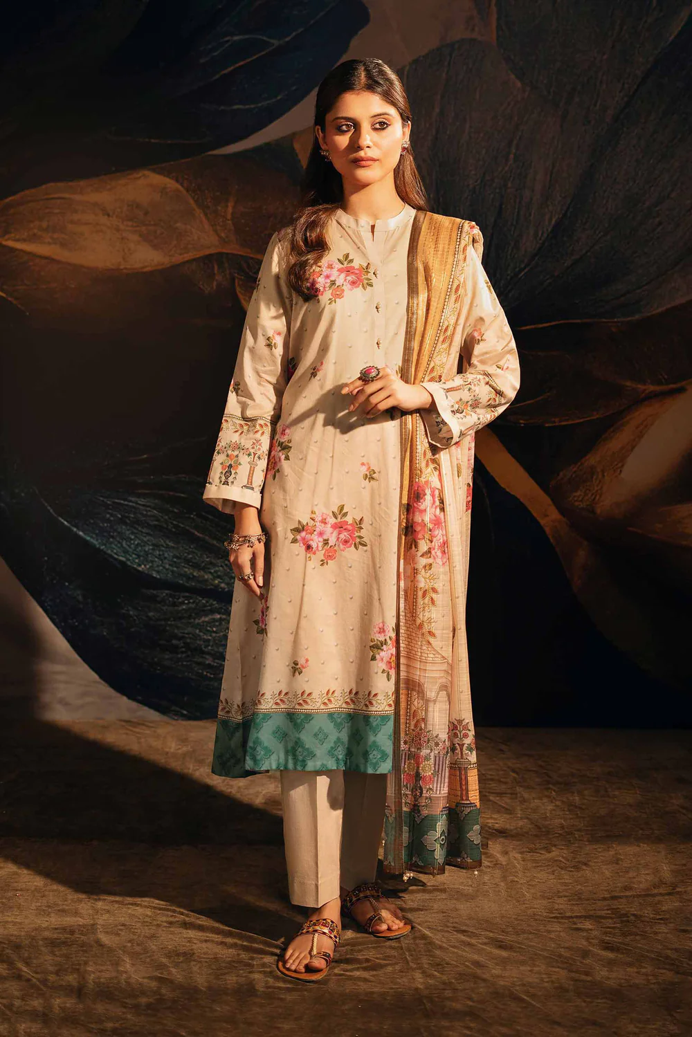 Nishat Digital Printed Lawn 3PC