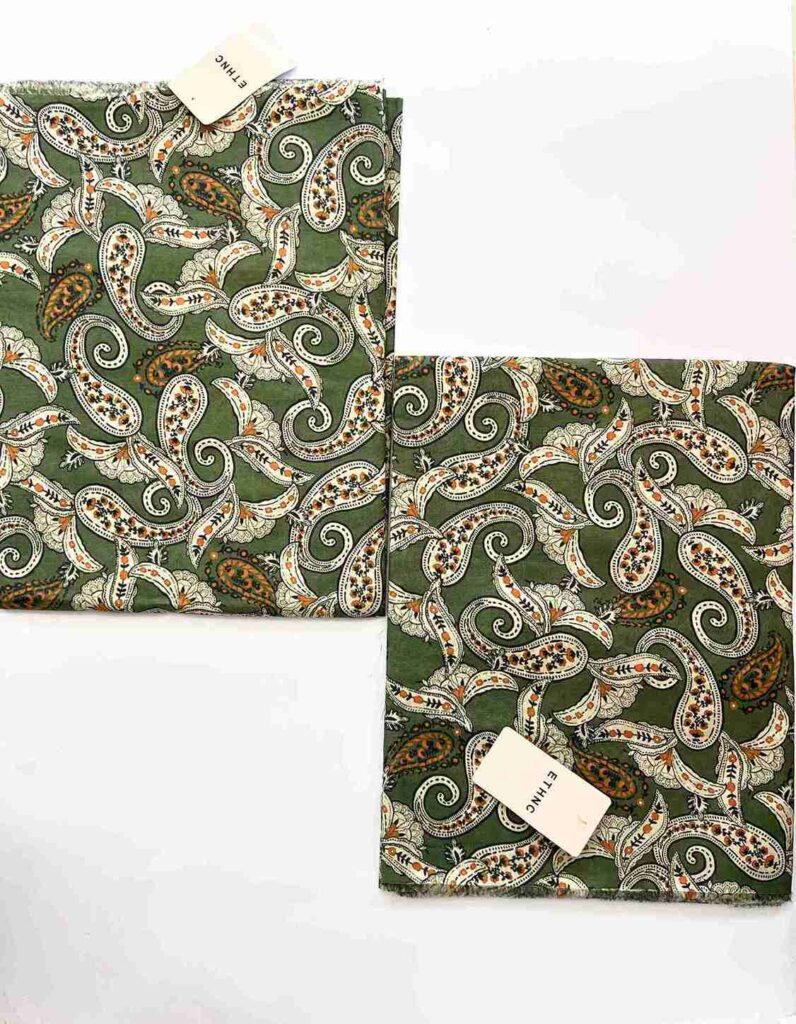 ethnc allover printed lawn 2pc | 000129