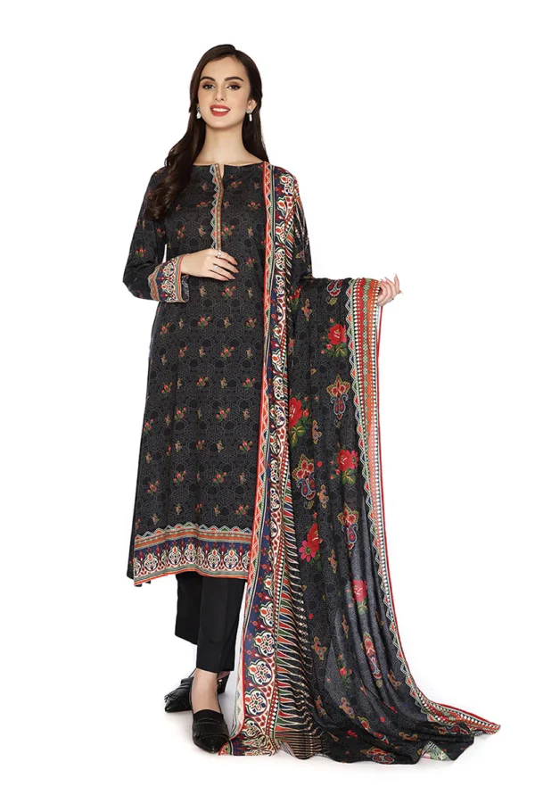 Nishat 3pc Printed Khaddar