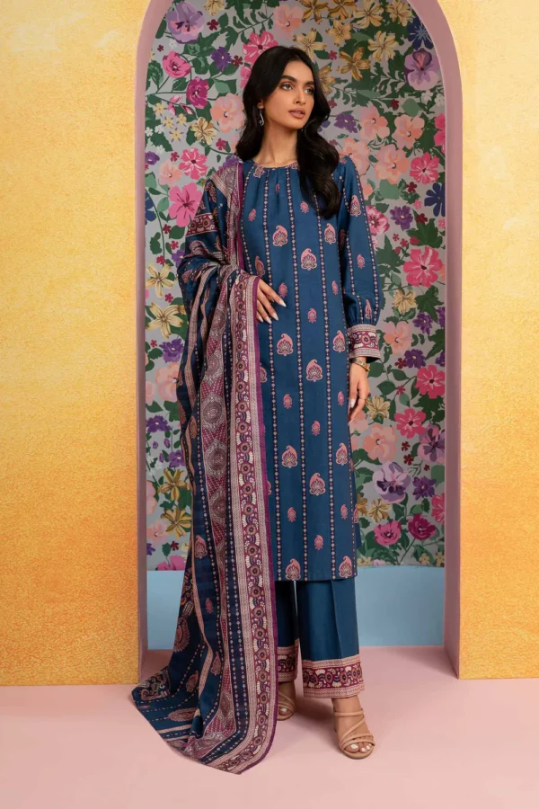 Nishat 3pc Printed Lawn