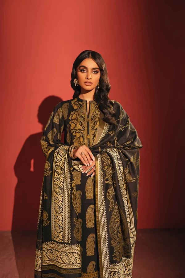 Nishat 3pc-jacquard embroidery-lawn