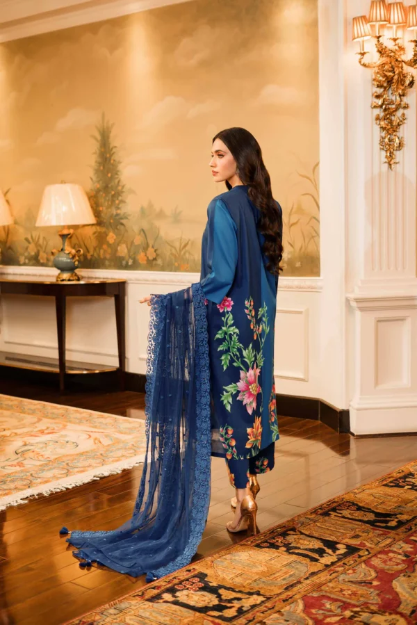 Nishat 3pc-printed embroidered-Lawn