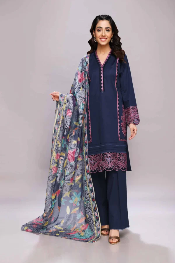 Nishat 3pc-Embroidered-lawn