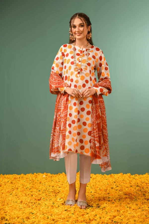 Nishat 2pc-Printed-Lawn