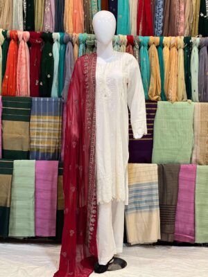 1Pc Embroidery Dupata