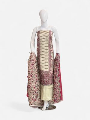 Sapphire printed khaddar 3pc