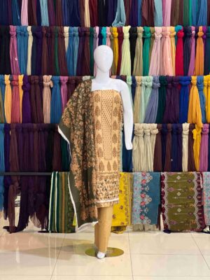 Sapphire printed khaddar 3pc