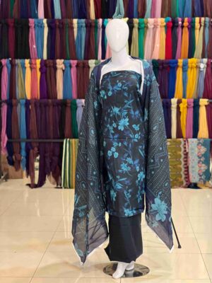 Sapphire printed khaddar 3pc