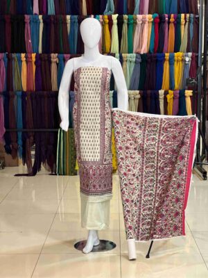 Sapphire printed khaddar 3pc