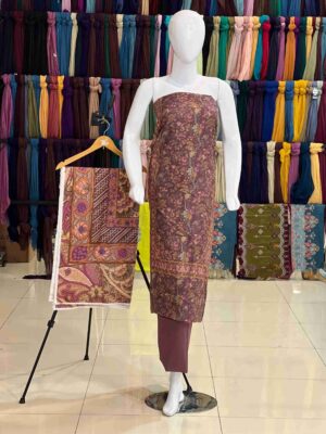 Sapphire printed khaddar 3pc