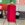 Red women NISHAT pashmina shawl 1pc