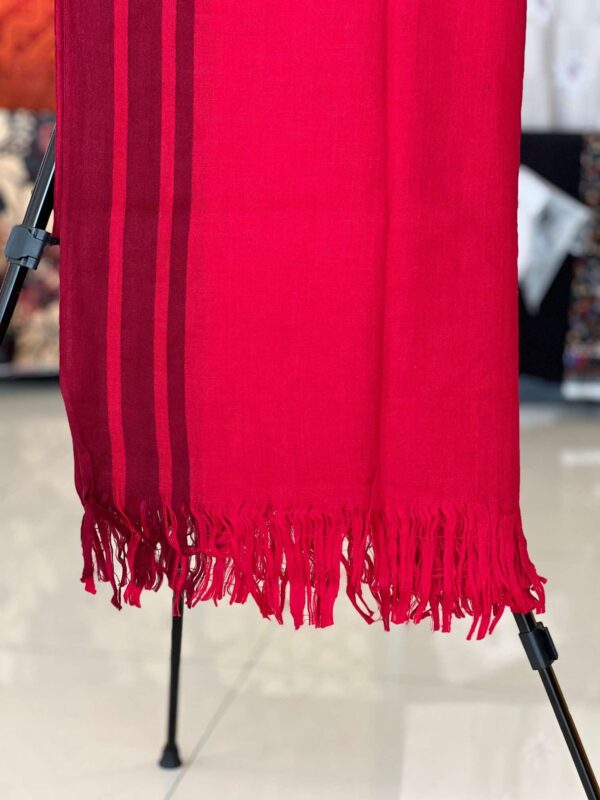Red women NISHAT pashmina shawl 1pc