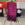 Black and maroon women NISHAT pashmina shawl 1pc