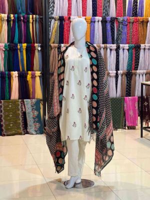 Multi colors women NISHAT pashmina shawl 1pc