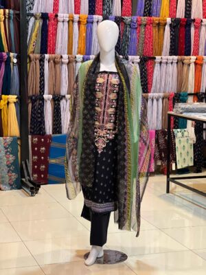 Beechtree printed khaddar 3pc