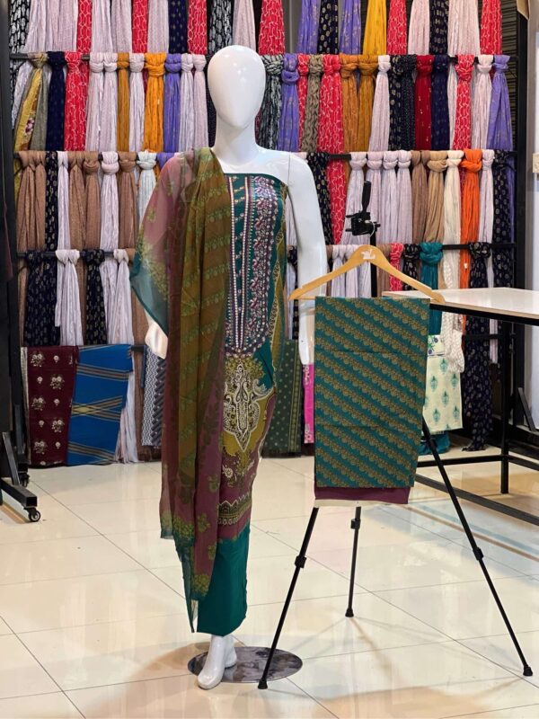 Beechtree printed khaddar 3pc