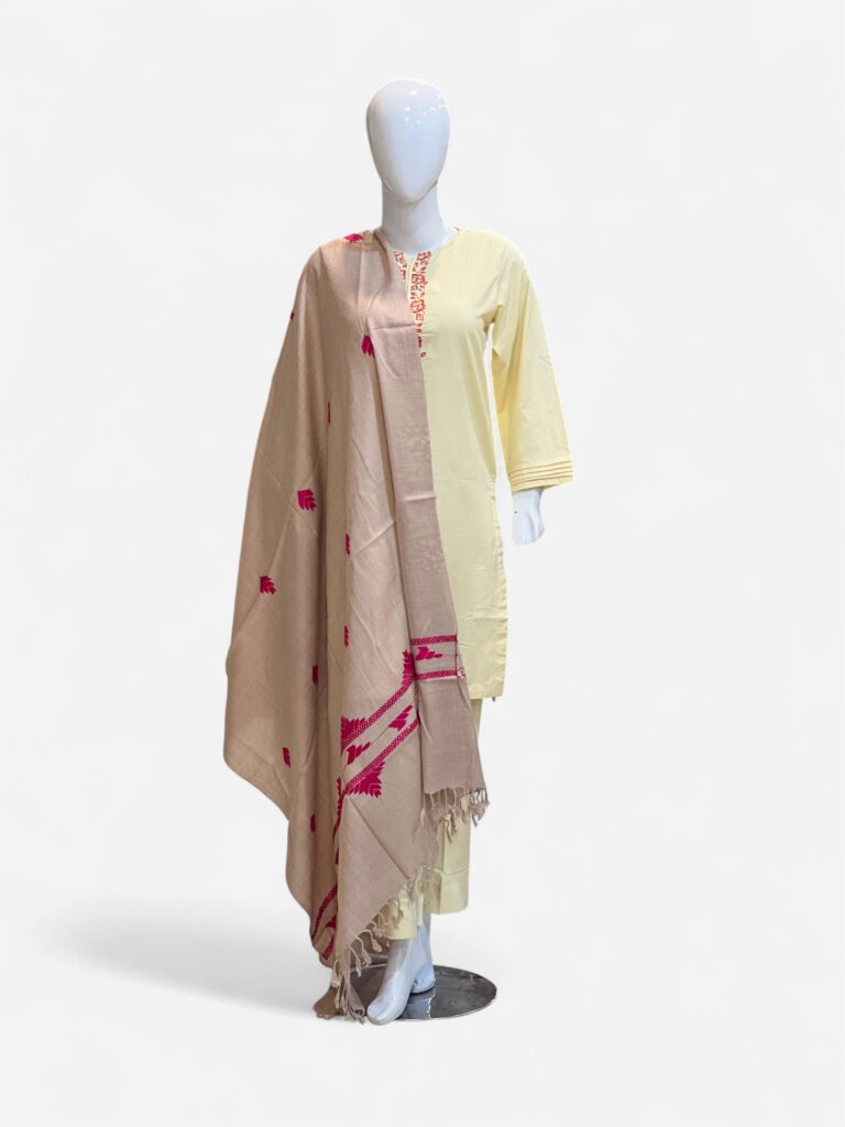 000303 – Swati shawl – 1pc – Hand embroidery