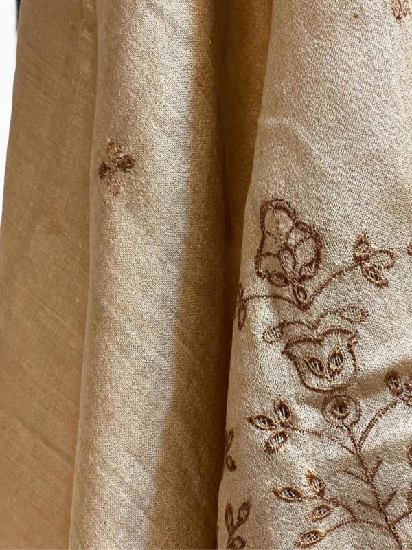 Salampur Swati chekan embroidery shawl 1pc