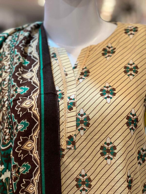 Binwadood khaddar 3pc