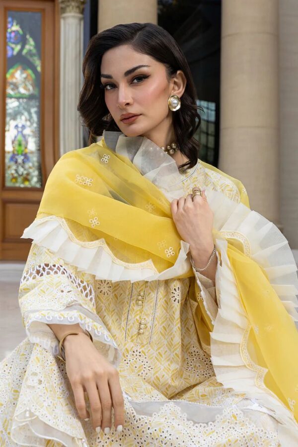 zellbury embroidered 3pc | WUC25E34005