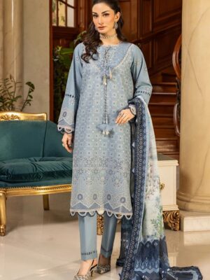 zellbury embroidery 3pc | WUC25E34003