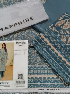 WhatsApp Image 2026-01-26 at 9.59.15 PM (1) SAPPHIRE PRINTED LAWN 3PC | 001002