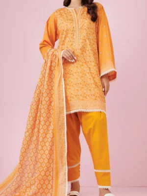 ORIENT UNSTITCHED PRINTED 3PIECE - 000612