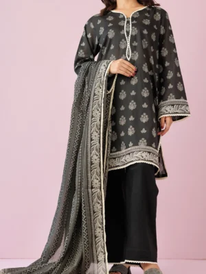 ORIENT UNSTITCHED PRINTED 3PIECE - 000612