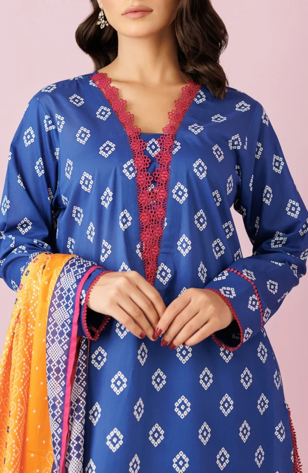 ORIENT UNSTITCHED PRINTED 3PIECE - 000612