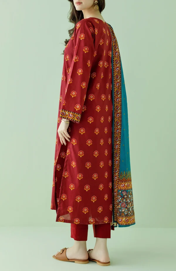 ORIENT UNSTITCHED PRINTED 3PIECE - 000612