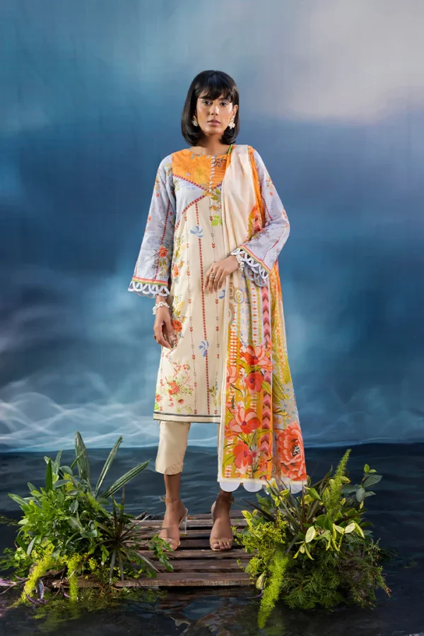 Paltar printed lawn 3pc