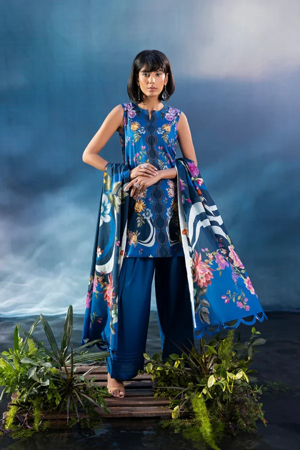 Paltar printed lawn 3pc - 000613