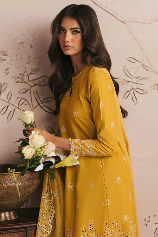 Cross stitch chikankari lawn 3pc - 000615