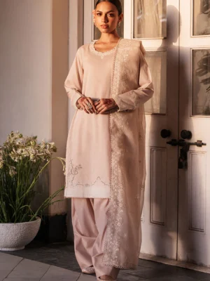 Cross stitch chikankari lawn 3pc - 000615