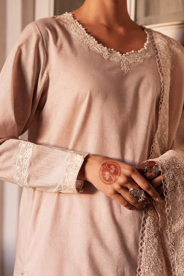 Cross stitch chikankari lawn 3pc - 000615