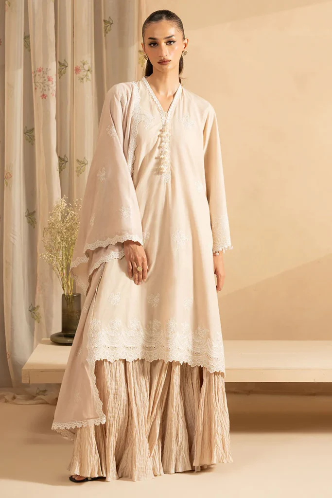 Cross stitch chikankari lawn 3pc – 000615