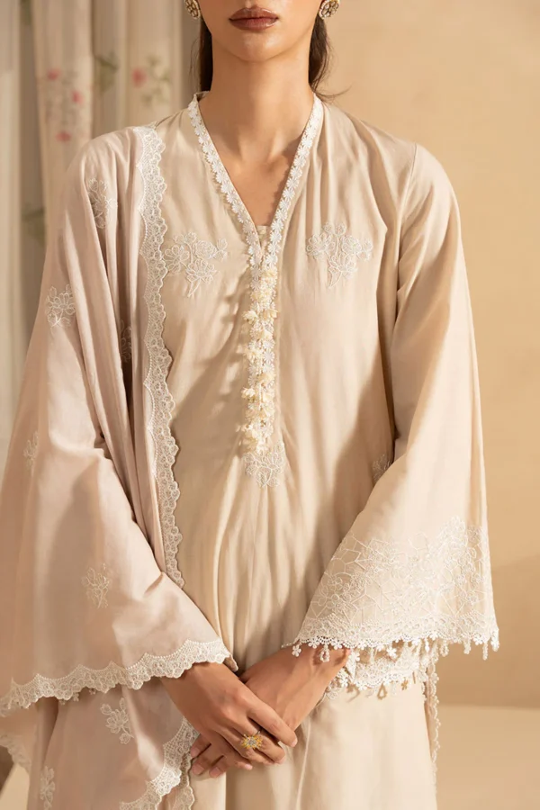 Cross stitch chikankari lawn 3pc - 000615