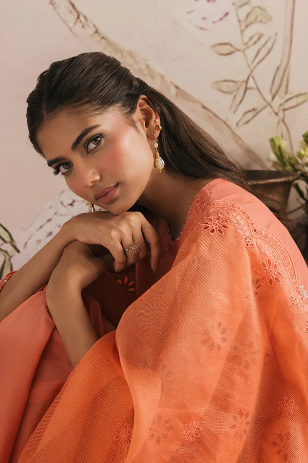 Cross stitch chikankari lawn 3pc - 000615