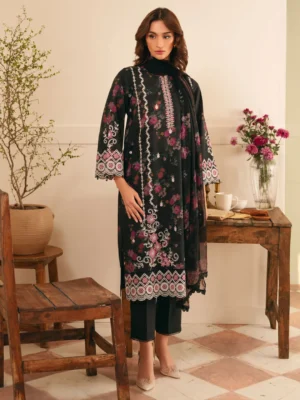 Sahar chikankari lawn 3pc - 0001002