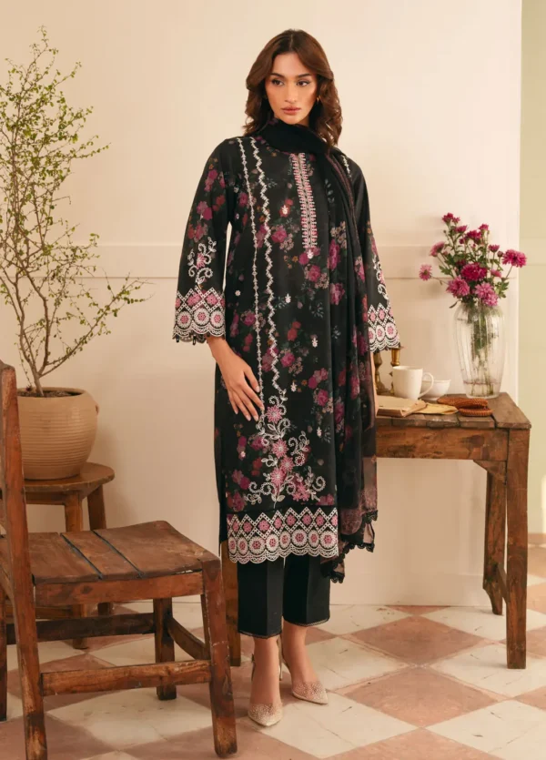 Sahar chikankari lawn 3pc - 0001002