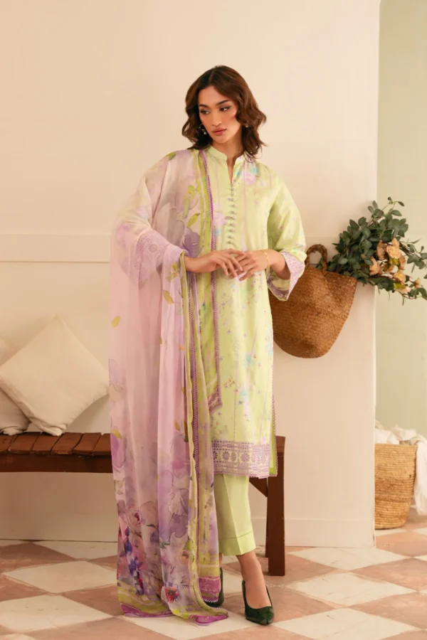 Sahar Chikankari lawn 3pc - 0001002