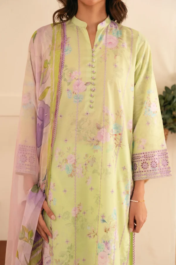 Sahar Chikankari lawn 3pc - 0001002