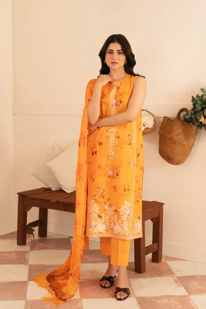 Sahar chikankari lawn 3pc – 0001002