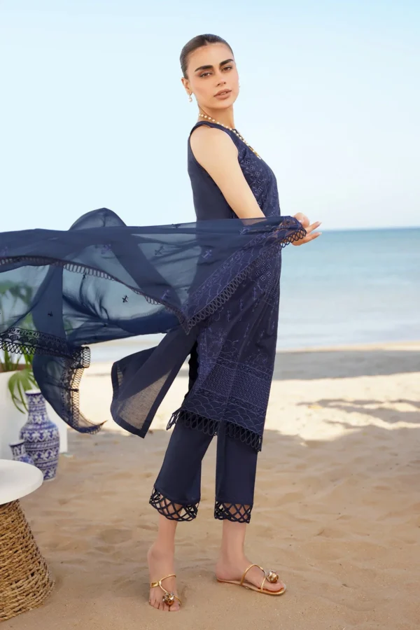 Sahar Chikankari lawn 3pc - 0001002