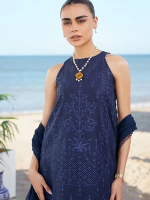 Sahar Chikankari lawn 3pc - 0001002